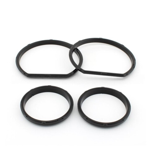 Motorcycle Instrument Board Bezel Kit Speedometer Trim Ring Inserts for  Electra Glide Road Glide Tri Glide 14-