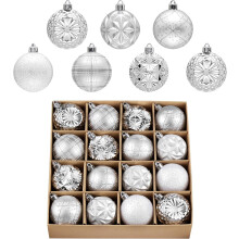 Christmas Tree Ornaments Bronze Copper Brown Gold 16 Pack