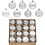 Christmas Tree Ornaments Bronze Copper Brown Gold 16 Pack 1