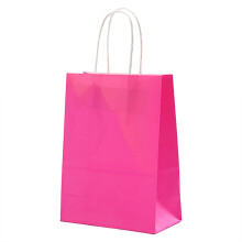 Sacs cadeaux en papier kraft, face et rangement, 4 pièces