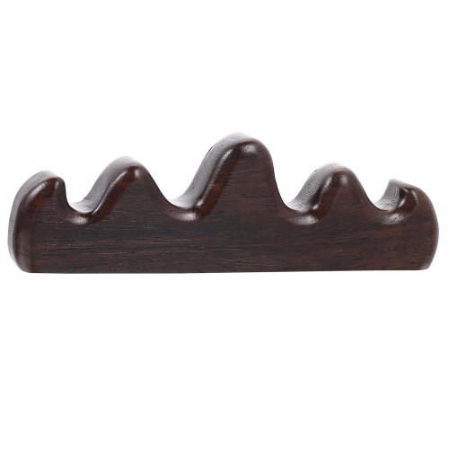 Porte-pinceaux de calligraphie en bois brun