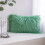 Phantoscope plush throw pillow with insert green 12x20 1