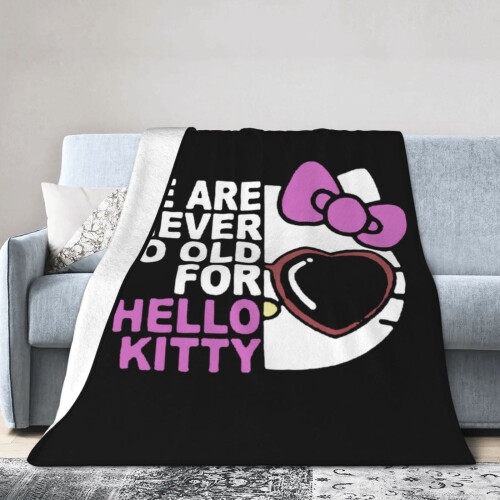 Plaid en flanelle Hello Kitty 5040 pouces