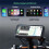 Motorcycle Carplay Screen, Wireless CarPlay & Android Auto with Design Mount 6.25 Inch Touchscreen Navigation 8