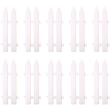 White Plastic Fence Decoration for Christmas Tree and