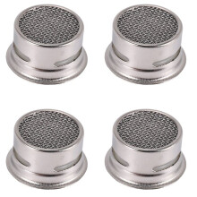 4X Kitchen/Bathroom Faucet Sprayer Strainer Tap Filter---White and Silver
