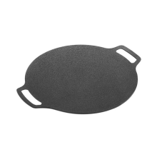 Cast Iron Griddle Pan 38 cm Flat Non-Stick