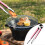Grillklemme i stål BBQ i rustfrit stål 25,5 cm 5