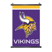 Vikings Football Team PVC Hanging Painting Black Axis