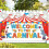 Fondo de carnaval con temática de circo, 72x44 pulgadas. 1