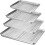 Stainless Steel Baking Sheet and Cooling Rack Set 8-Piece 1