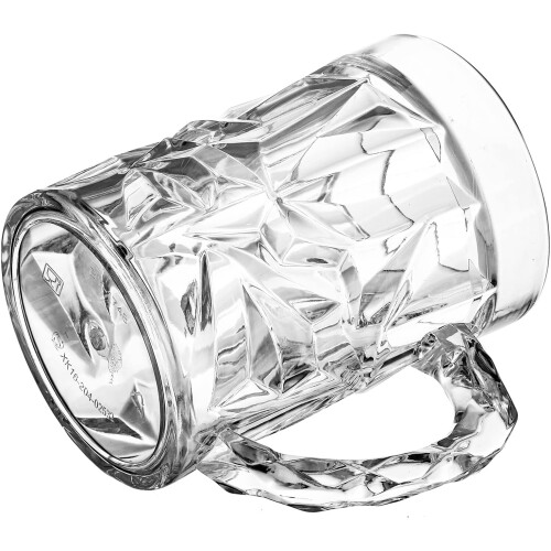 Plastic Beer Mugs with Handle 20 oz 6 Pack 2