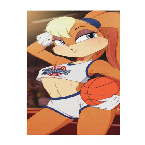 Lola Bunny plush throw blanket 60" x 50"