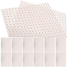 Papier cadeau motif étoiles, 20 feuilles