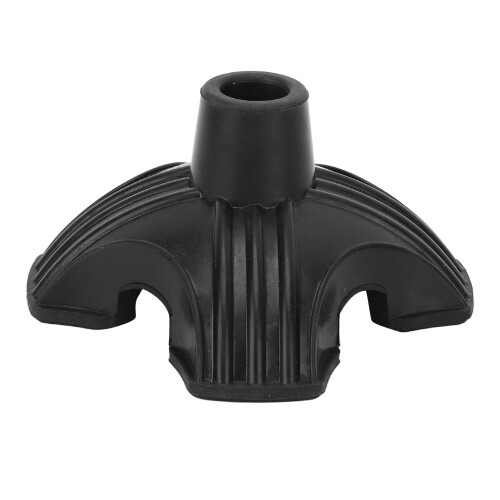 Quad Support Cane Tip Rubber Replacement 4-Pack 1