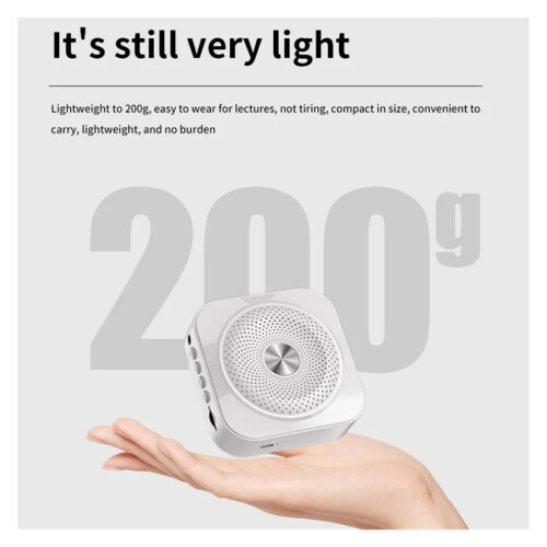 Portable loudspeaker with wired mic and USB charging 2