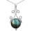Labradorite pendant necklace in sterling silver 5.45 ct 1