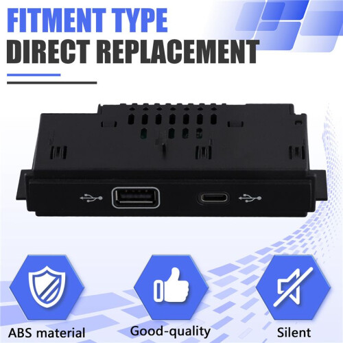 30D035736 Car Front Console USB  for   MK2 Viloran USB TYPE-C Plug 1