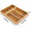 Bamboo Cutlery Drawer Organizer 1-Tier 1