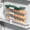 Zeceouar refrigerator door rolling rack stackable 1 pack 1