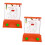 Water Ring Playthings Outdoor Game 2 Pieces Assorted Colors 8