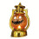 Halloween Pumpkin Lantern Vintage Plastic Electronic Candle 1