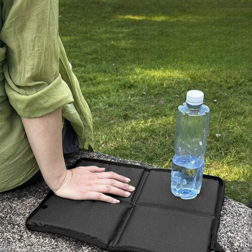 Foam Seat Cushion Waterproof Foldable Black 1