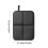 Foam Seat Cushion Waterproof Foldable Black 3
