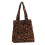 Bolsa Tote Leopardo Feminina 13,76x13,36x2,75 polegadas 4