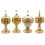 Porte-encens vintage doré (1 pièce) 8