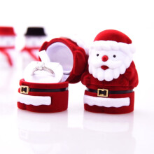 Santa Claus Jewelry Box for Rings and Earrings