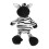 Zebra-Plüschtier, Cartoon-Form, PP-Baumwolle, 1 Stück 6