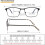 Lesebrille für Herren mit Blaulichtfilter und Metallrahmen 3