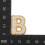 Bubble Letter Necklace 18K Gold Plated Initial Pendant 18 3