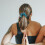 Conjunto de 6 scrunchies de tecido azul-marinho 3