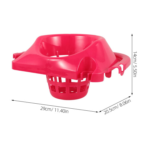 Secchio per mocio rosso con cestello per strizzare (1 pezzo) 1