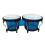 STARTIST Bongo Drum Set Blue 6 inch and 7 inch 1