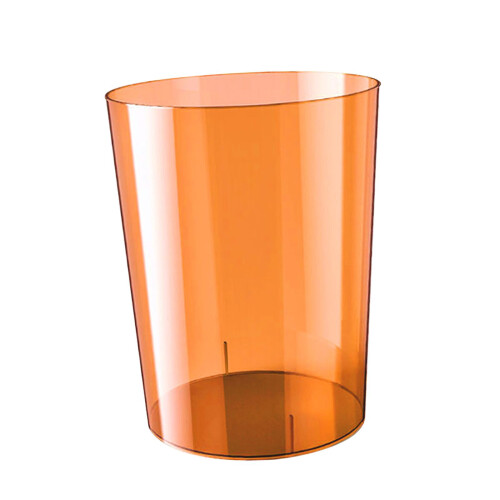 Rund minimalistisk søppelbøtte klar plast 12 l 2