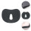 Cuscino ergonomico a traforo per sedia da scrivania in memory foam. 3