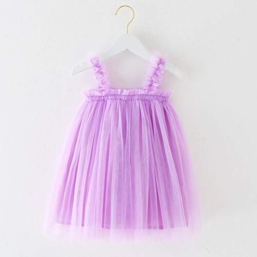 Ärmelloses Tüll-Sommerkleid für Mädchen 1