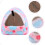 Hamac mural en coton chaud pour hamster (1 pièce) 6
