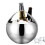 Eisbehälter aus Edelstahl mit Griff, 2 l, Silber 2