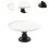 Kagefad med fod, keramisk rund, 20 cm sort base 6
