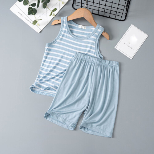 Ensemble short et débardeur rayé pour enfant, 18-24 mois 1