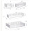 Acryl make-up organizer, stapelbare bureau-opberger (5 stuks) 7
