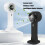 Ventilateur portable rechargeable par USB avec affichage LED 100 8