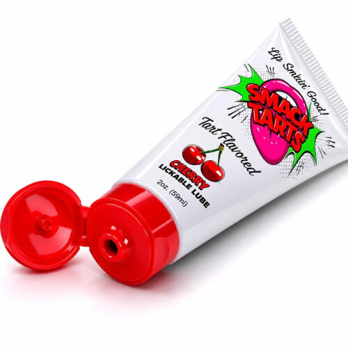 Doc Johnson Smack Tarts Lickable Lubricant – Sour Cherry – 2oz Bottle 1
