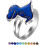 Mood Dinosaur Ring Set Color-Changing Temperature-Sensitive 6