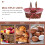 OULII collapsible picnic basket fabric1pack 3