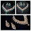 Conjunto de collar y pendientes de boda verdes 4